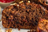 Deliciously Flourless Fruitcake