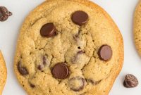 Rustic Oat Flour Chocolate Chip Cookies