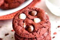 Gluten-Free Dairy-Free Red Velvet Chocolate Chip Cookies