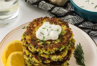 Golden Gluten-Free Zucchini Fritters
