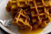 Golden Gluten-Free Pumpkin Waffles