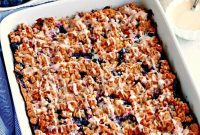 Sweet and Tart Gluten-Free Blueberry Lemon Breakfast Bake Dairy-Free Adaptable