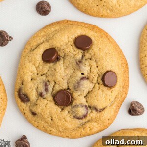 Delicious Oat Flour Chocolate Chip Cookies