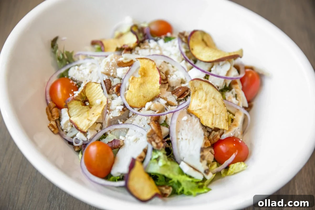 fuji apple chicken salad