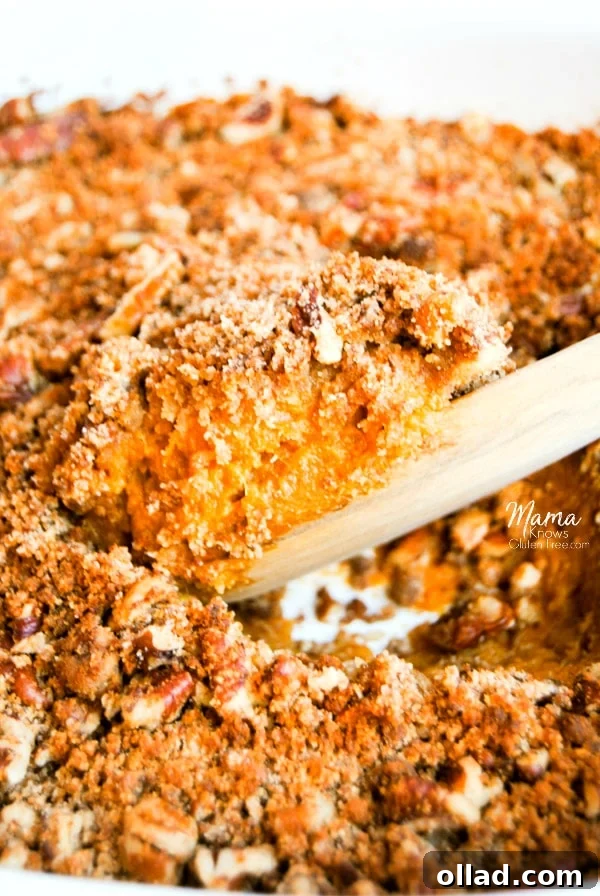 Paleo Sweet Potato Casserole Gluten Dairy Free Delight 4 Paleo Sweet Potato Casserole - A Southern classic with a Paleo twist. Fluffy sweet potato casserole topped with a crunchy pecan crumble. Gluten-free, dairy-free, grain-free and no refined sugar.