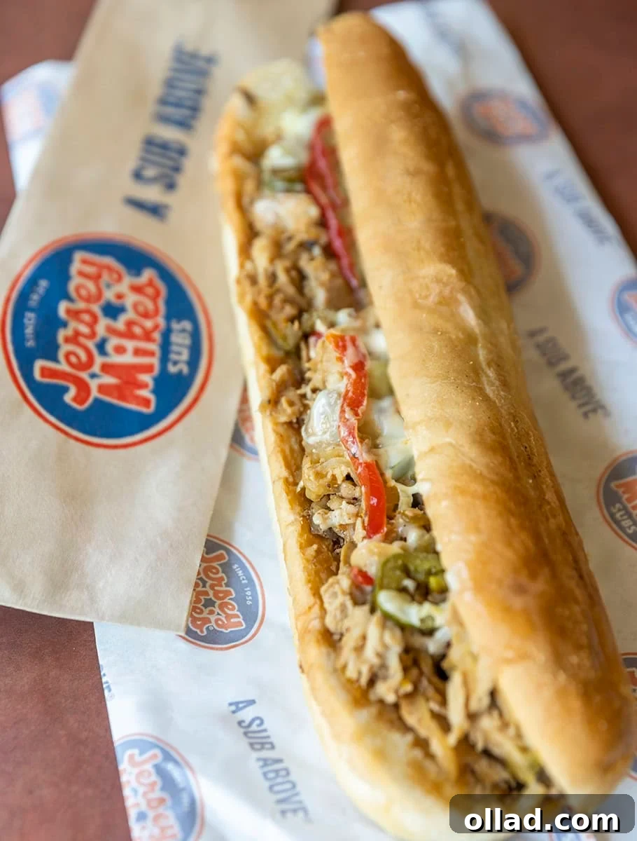 Navigating Jersey Mike's Gluten-Free Menu 5 big kahuna chicken and cheese sandwich