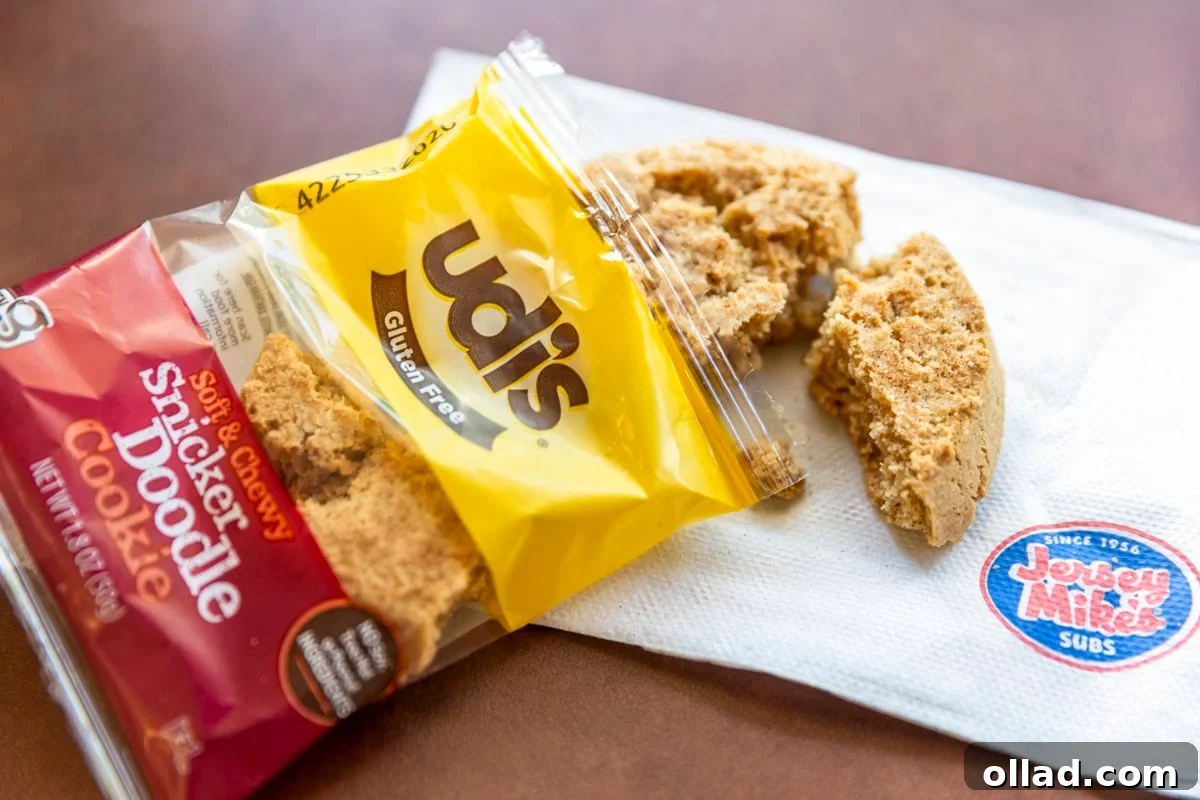 Navigating Jersey Mike's Gluten-Free Menu 8 udi's gluten free snickerdoodle