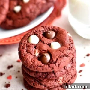 gluten-free red velvet chocolate chip cookies