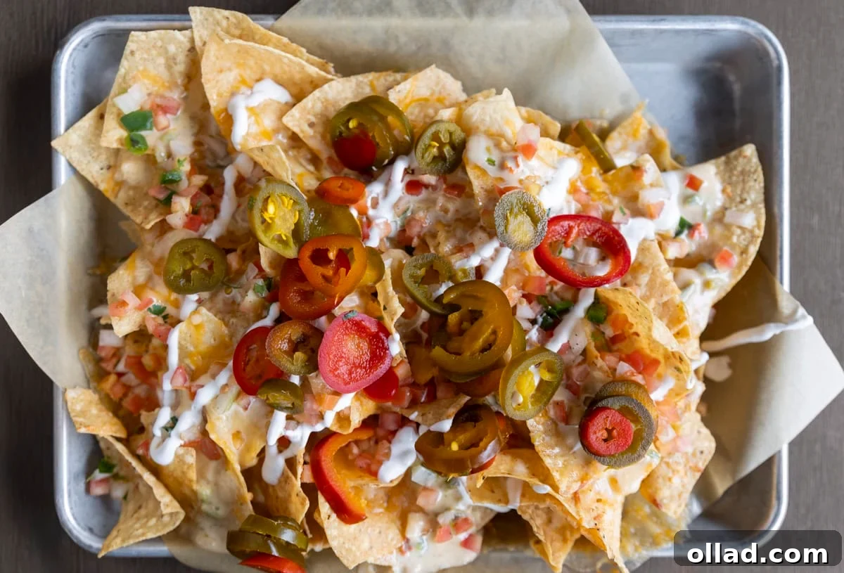 ultimate nachos from buffalo wild wings