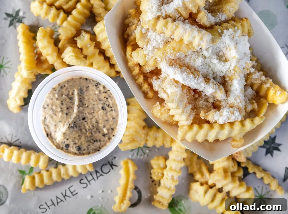 Parmesan Black Truffle Fries