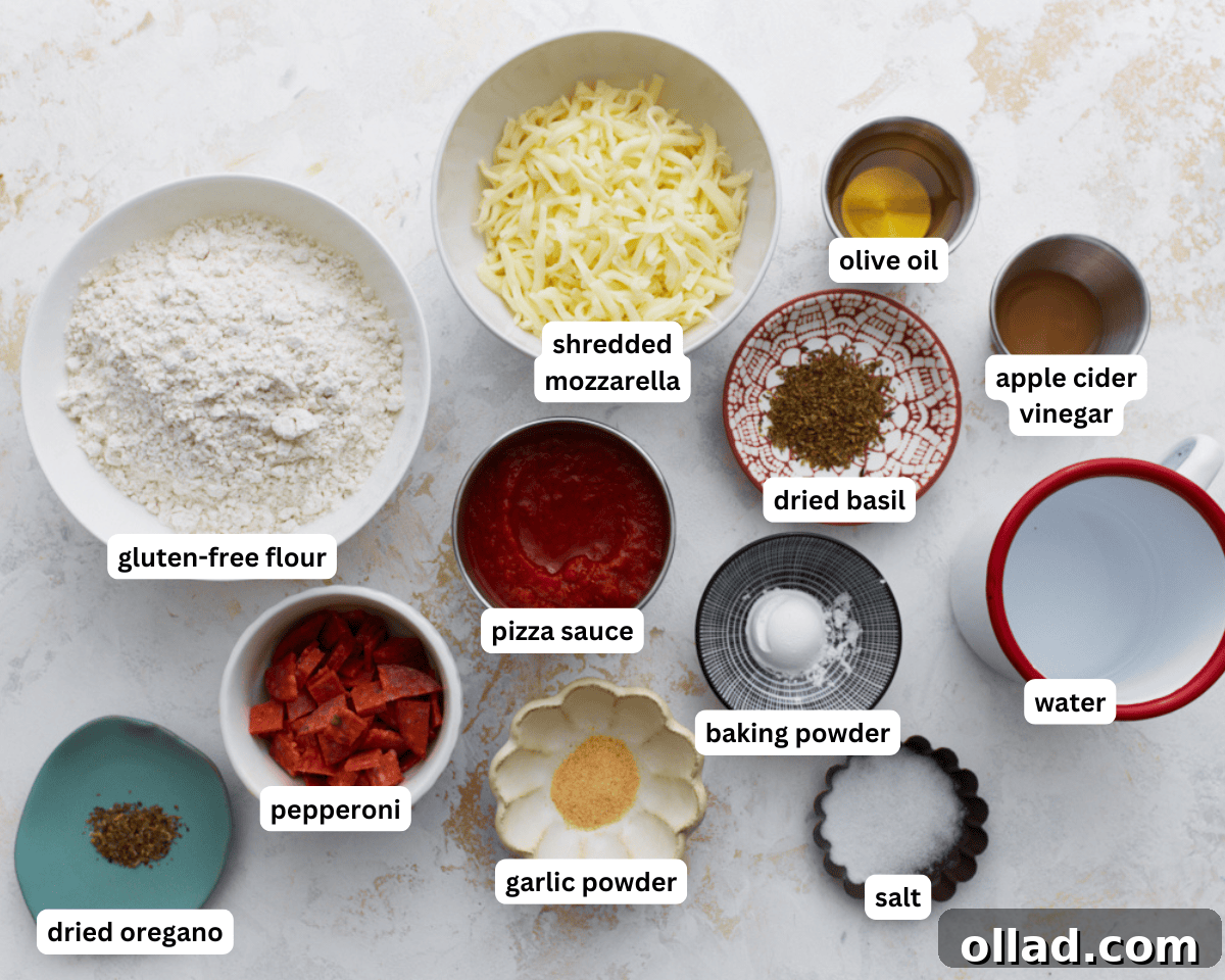 Irresistible Gluten-Free Pizza Poppers 3 Gluten-free pizza rolls ingredients