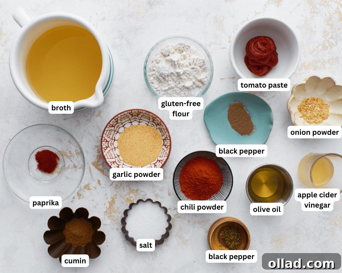 gluten-free enchilada sauce ingredients