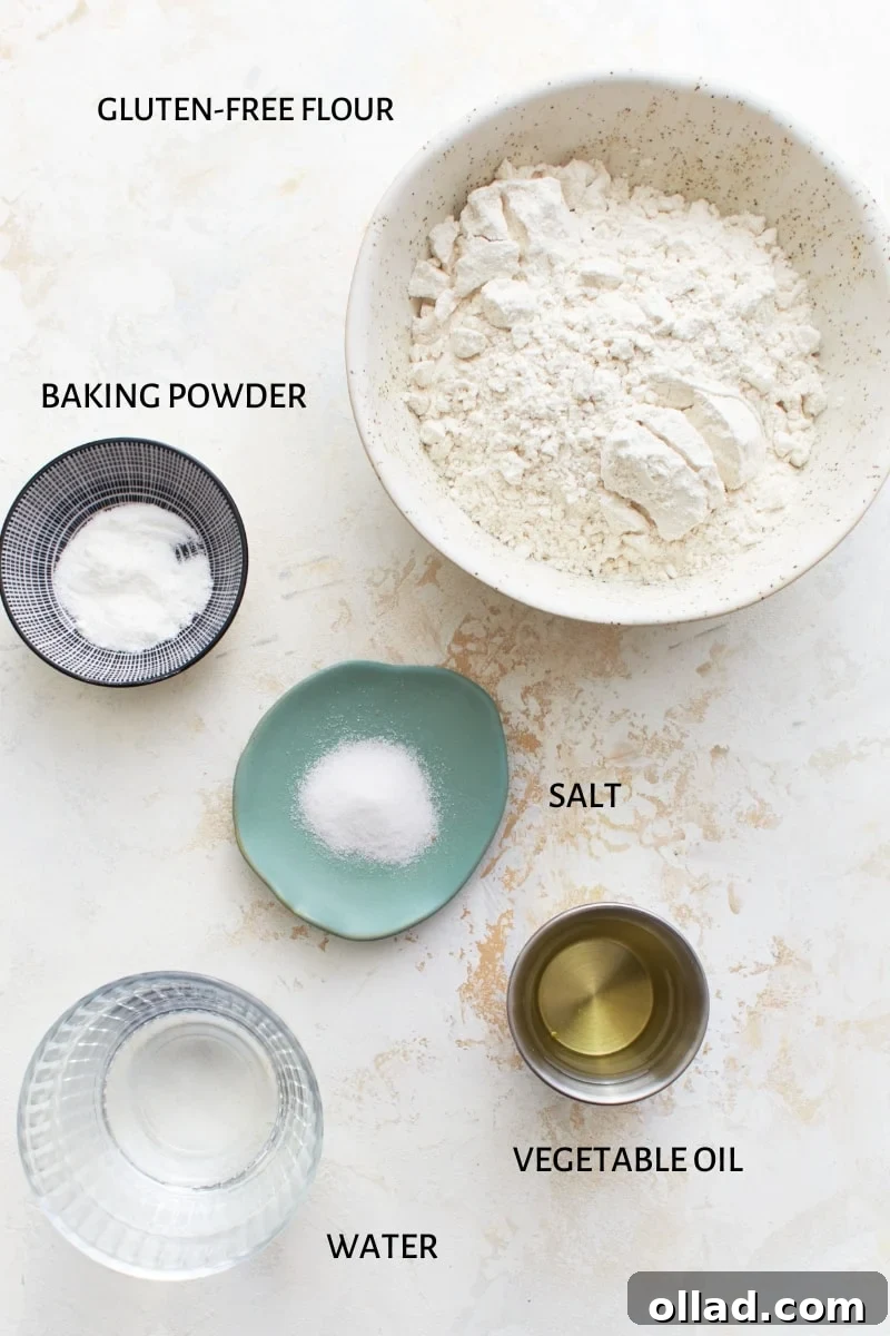gluten-free tortillas recipe ingredients
