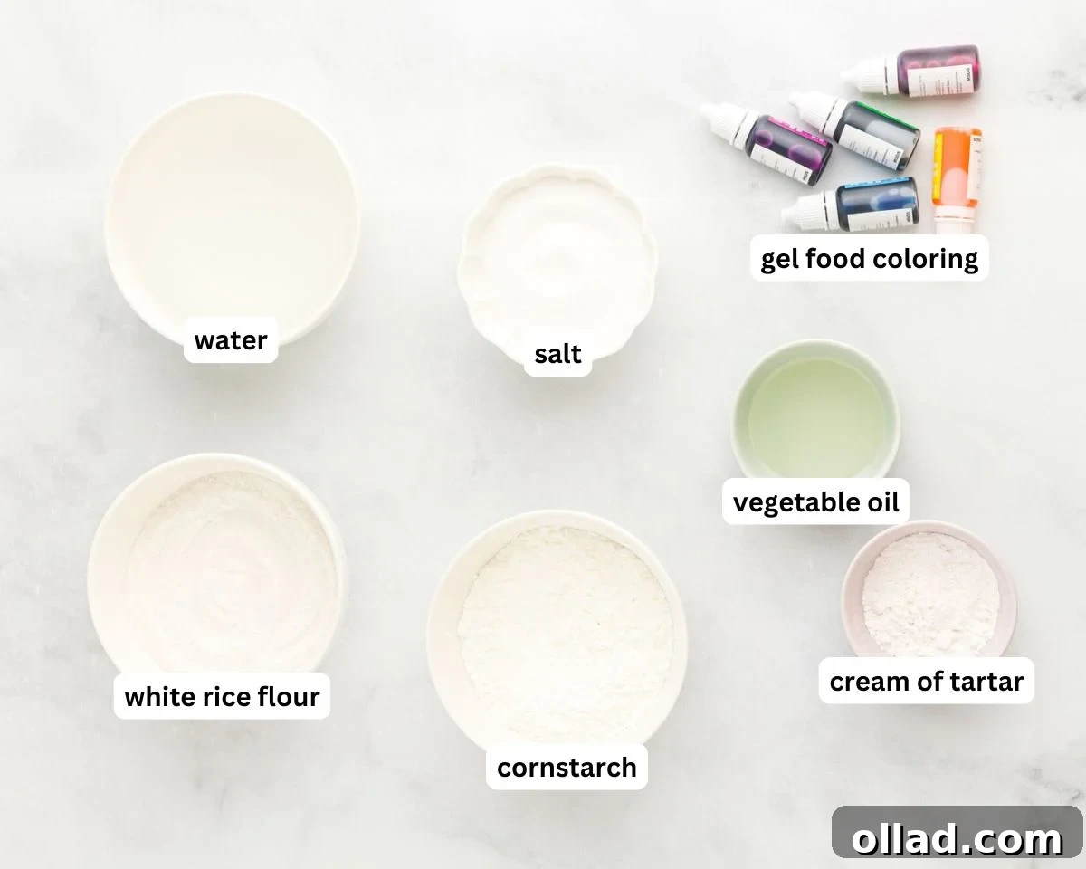gluten-free play doh ingredients